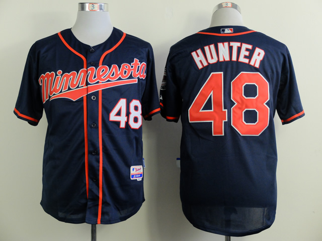Men Minnesota Twins #48 Hunter Blue MLB Jerseys->minnesota twins->MLB Jersey
